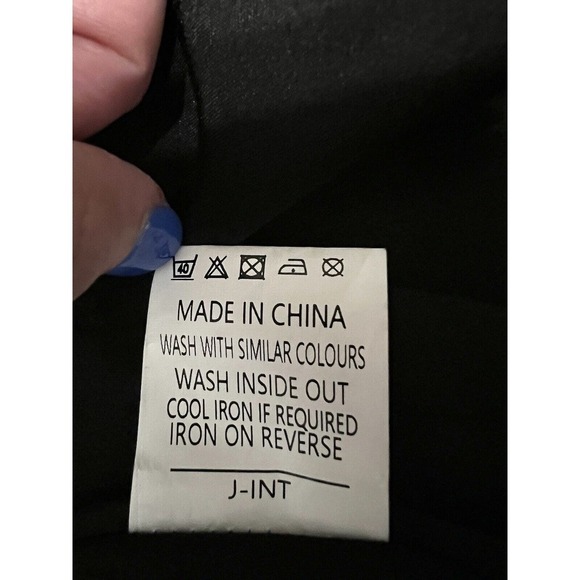 NWT Showpo Loree Midi Dress Puff Sleeve High Slit Black Floral Womens Size 16 - Picture 15 of 16